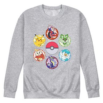 Men's Pokemon Sparkle Badges Fleece