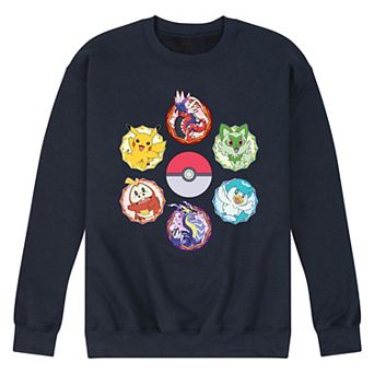 Men's Pokemon Sparkle Badges Fleece