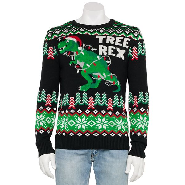 Men s Tree Rex Holiday Sweater