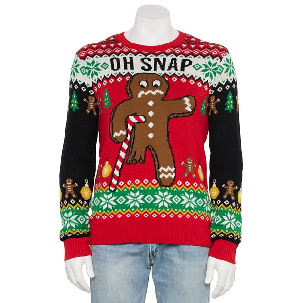 Gingerbread oh shop snap sweater