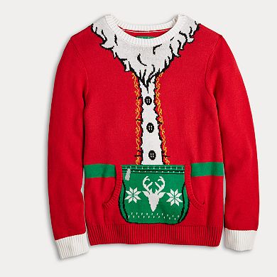 Men's Santa Suit Holiday Sweater