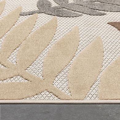 Well Woven Dorado Mariah Modern Floral Indoor Outdoor Area Rug