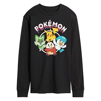 Men's Pokemon Scarlet Long Sleeve Graphic Tee