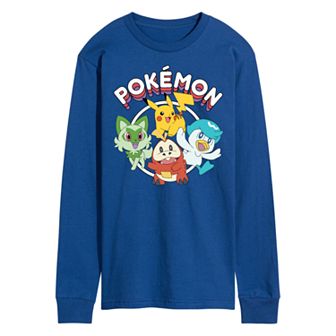 Men's Pokemon Scarlet Long Sleeve Graphic Tee