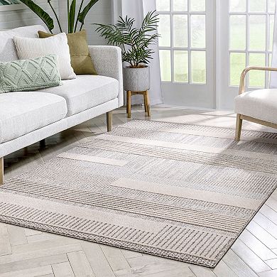 Well Woven Harlow Briar Geometric Abstract Area Rug