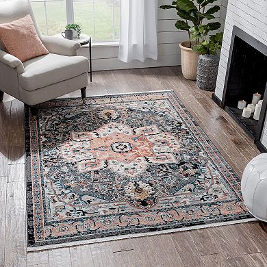 Well Woven Indira Minos Vintage Bohemian Floral Area Rug