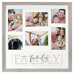 6 Photo Opening Family Forever Always Sentiment Collage Picture Frame –  Prinz At Home