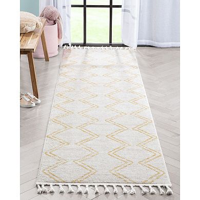 Well Woven Kennedy Reeve Modern Chevron Pattern Area Rug