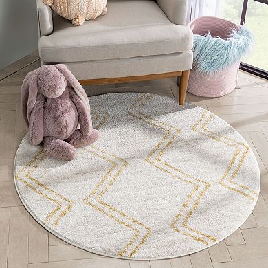 Well Woven Kennedy Reeve Modern Chevron Pattern Area Rug