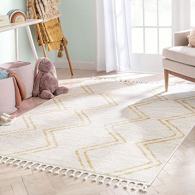 Well Woven Kennedy Reeve Modern Chevron Pattern Area Rug