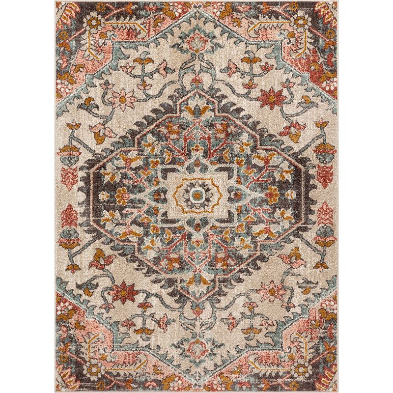 Well Woven Mystic Gwendolyn Bohemian Area Rug, Pink, 8X10 Ft