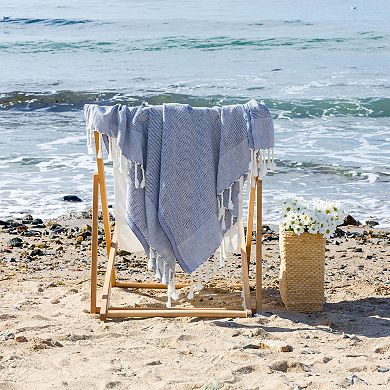 Linum Home Textiles Turkish Cotton Fun in Paradise Pestemal Beach Towel Set of 2