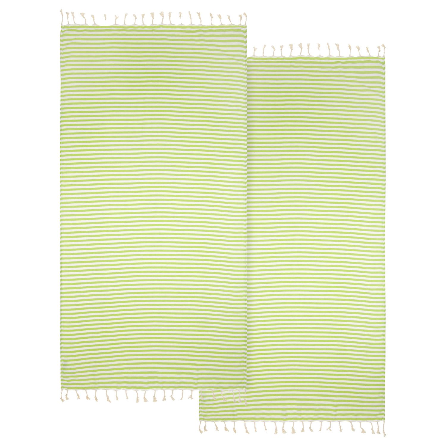 Organic Turkish Cotton Pestemal Towel - Versatile Beach, Travel & Home Towel, Blue, Quick Dry & Sand-Free - View #7