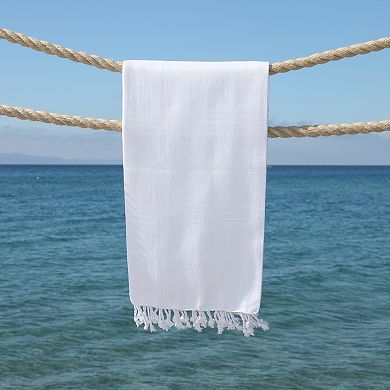 Linum Home Textiles Turkish Cotton Summer Fun Pestemal Beach Towel Set of 2