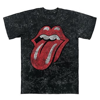 Men's Rolling Stones Tongue Vintage Mineral Wash Graphic Tee
