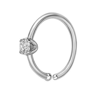 Lila CZ Hoops Lila CZ Hoops