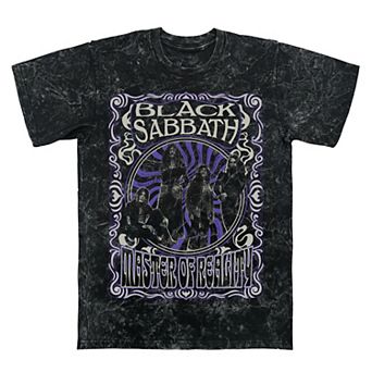 Men's Black Sabbath Master Of Reality Mineral Wash Graphic Tee