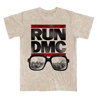 Men's Run DMC NYC Glasses Mineral Wash Graphic Tee