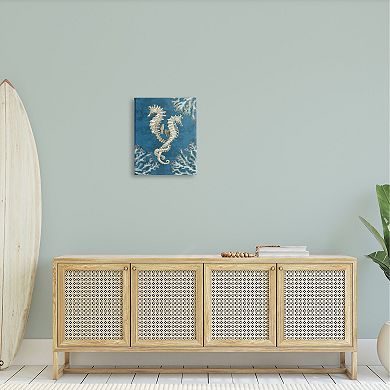 Stupell Home Decor Intertwined Seahorses Playa Canvas