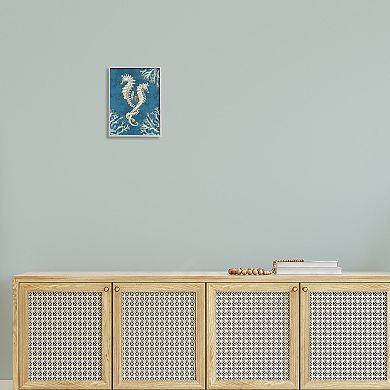 Stupell Home Decor Intertwined Seahorses Playa Framed Wall Art