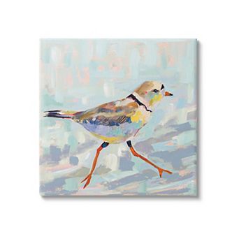Stupell Home Decor Coastal Plover Abstract Bird Canvas