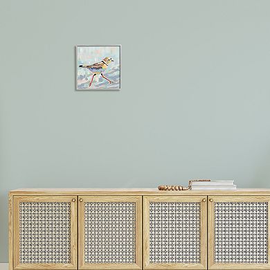 Stupell Home Decor Coastal Plover Abstract Bird Framed Wall Art