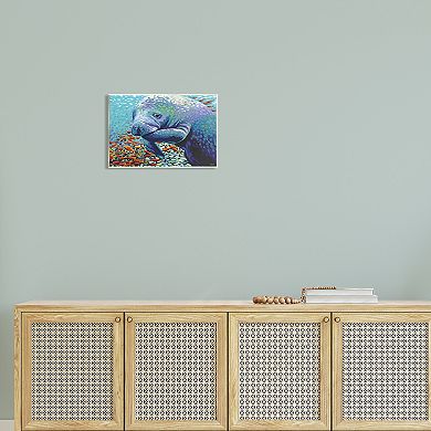 Stupell Home Decor Underwater Manatee Wall Plaque