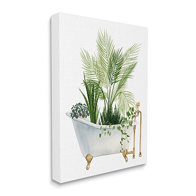 Stupell Home Decor Plants Vintage Tub Canvas