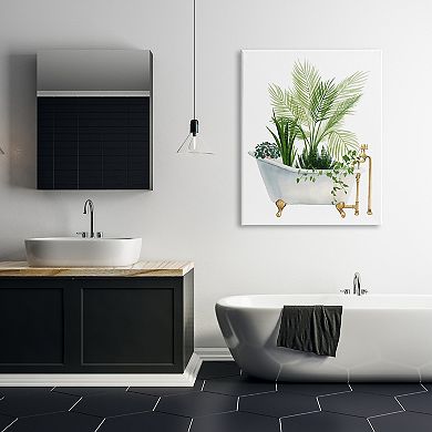 Stupell Home Decor Plants Vintage Tub Canvas