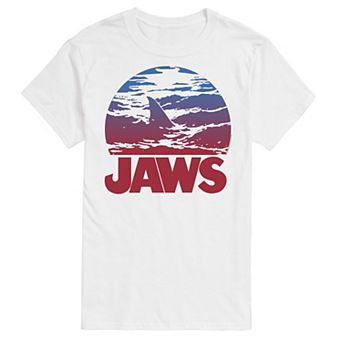 Big & Tall Jaws Ombre Graphic Tee
