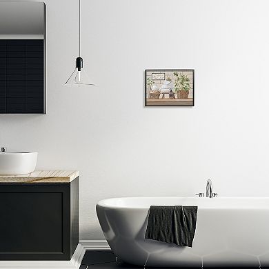 Stupell Home Decor Bathroom Spa Still Life Framed Wall Art