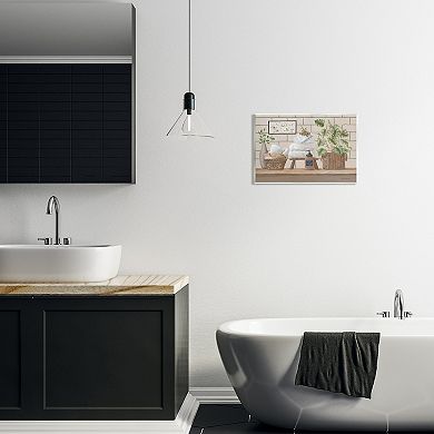 Stupell Home Decor Bathroom Spa Still Life Wall Plaque