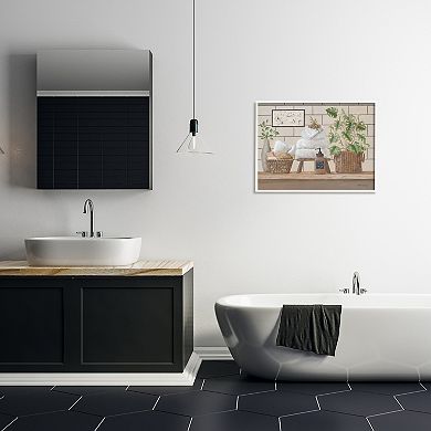 Stupell Home Decor Bathroom Spa Still Life Framed Wall Art