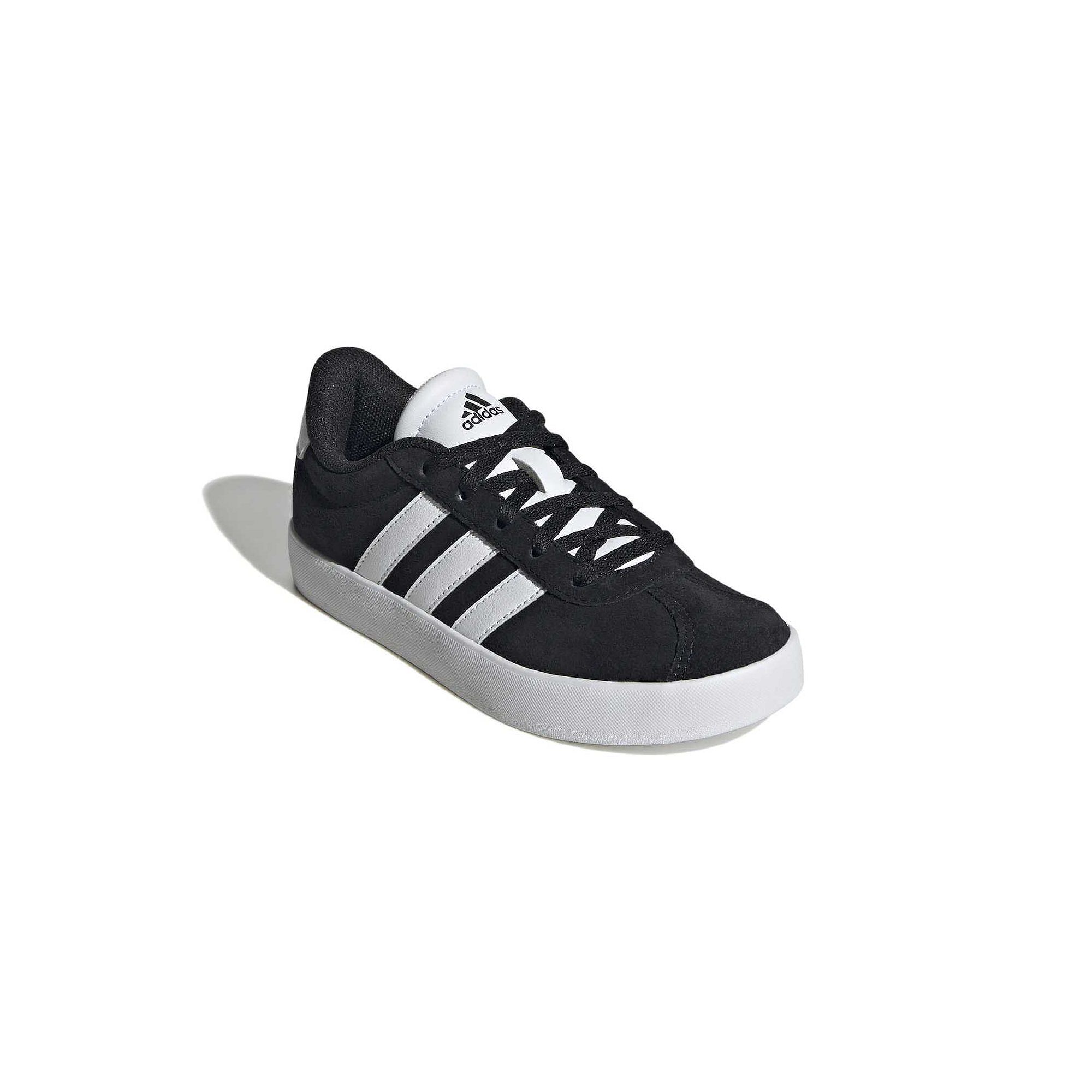 adidas VL Court 3.0 Kids Shoes, Boys, Size: 11, Black White Black