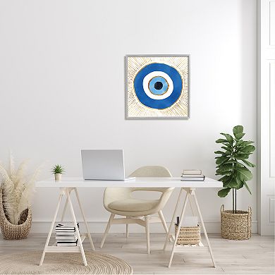 Stupell Home Decor Evil Eye Symbol Rays Framed Wall Art