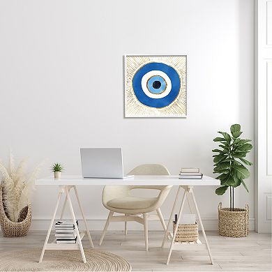 Stupell Home Decor Evil Eye Symbol Ray Framed Wall Art