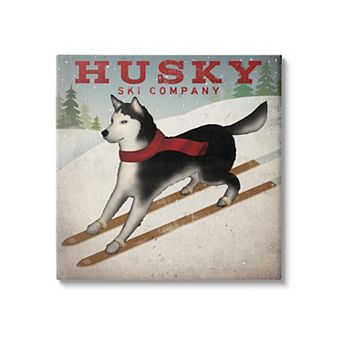 Stupell Home Decor Husky Ski Company Canvas Wall Art