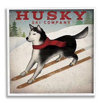 Stupell Home Decor Husky Ski Company Framed Wall Art