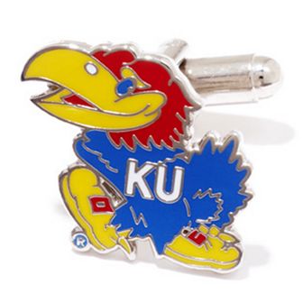 Men's Cuff Links, Inc. Kansas Jayhawks Cuff Links