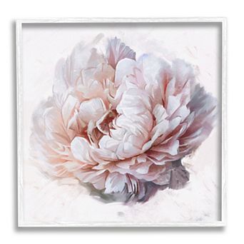 Stupell Home Decor Detailed Peony Petals Framed Wall Art