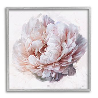 Stupell Home Decor Detailed Peony Petals Framed Wall Art