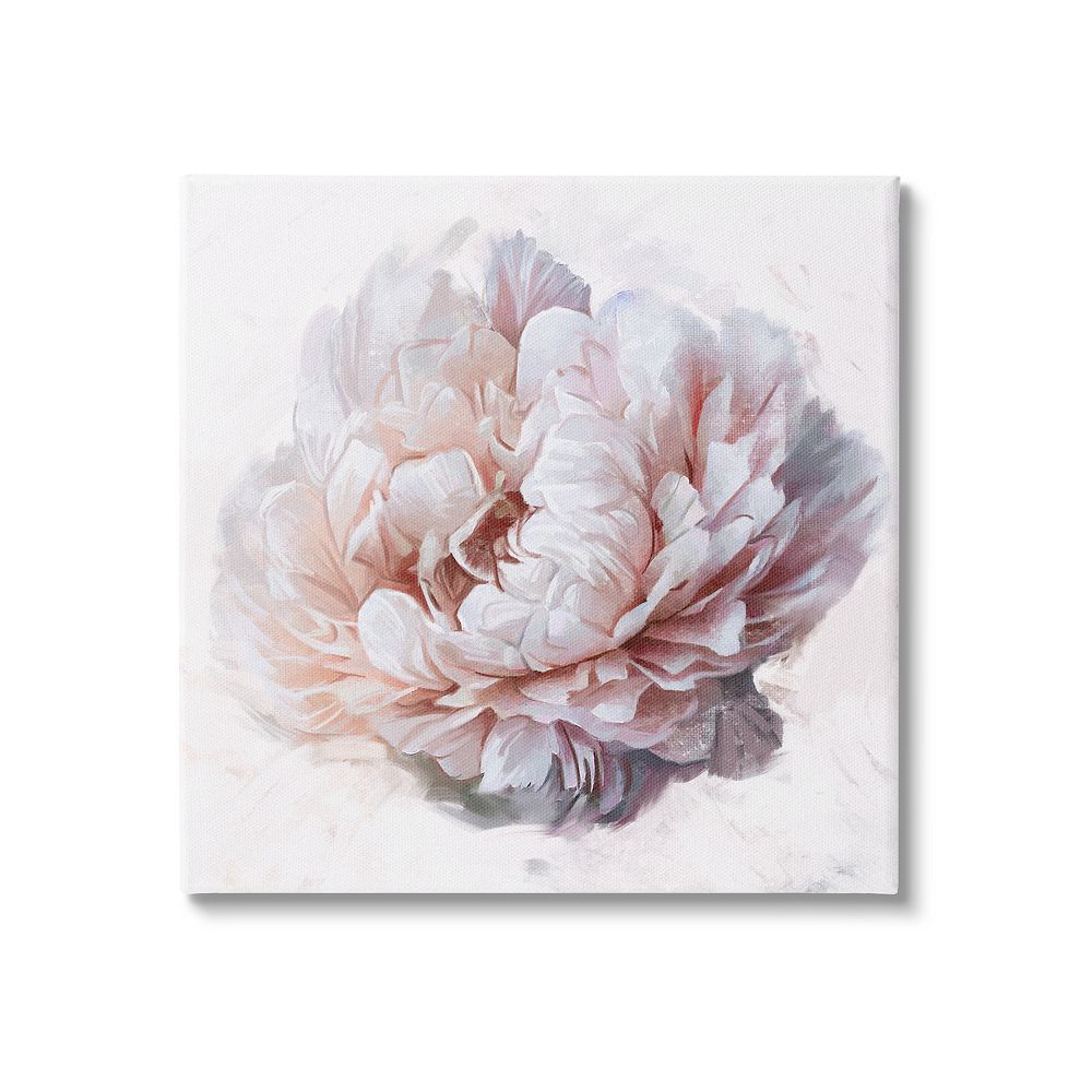 Stupell Home Decor Detailed Peony Floral Canvas Wall Art