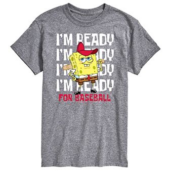 Men's SpongeBob SquarePants Ready For Baseball