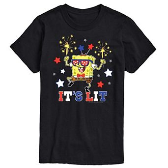 Men's SpongeBob SquarePants It's Lit Tee