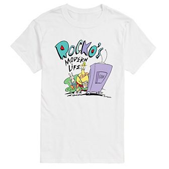 Big & Tall Rockos Modern Life Rocko TV Graphic Tee