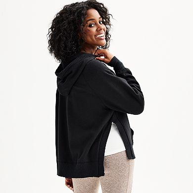 Juniors' SO® Oversized Tunic Hoodie