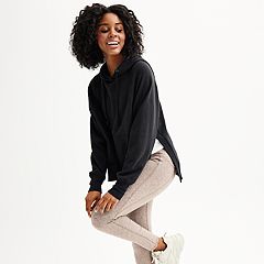 Kohls SO Womens Sweatshirt Crop Loungewear Oversized Medium New NWT