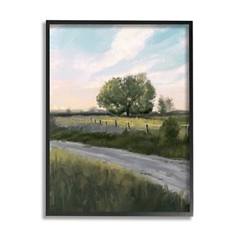 Stupell Home Decor Rural Grassland Country Framed Wall Art