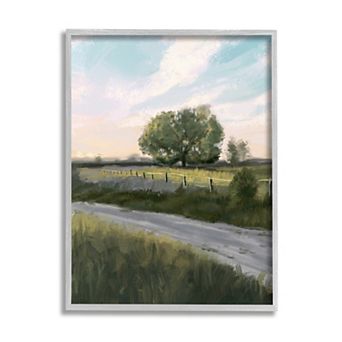 Stupell Home Decor Country Rural Grasslands Framed Wall Art