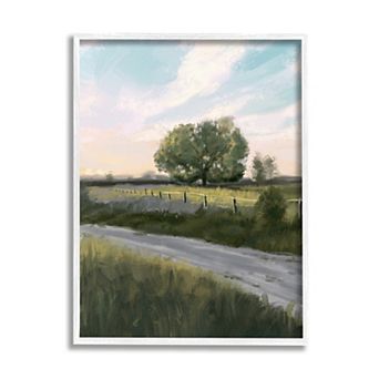 Stupell Home Decor Rural Grasslands Country Framed Wall Art